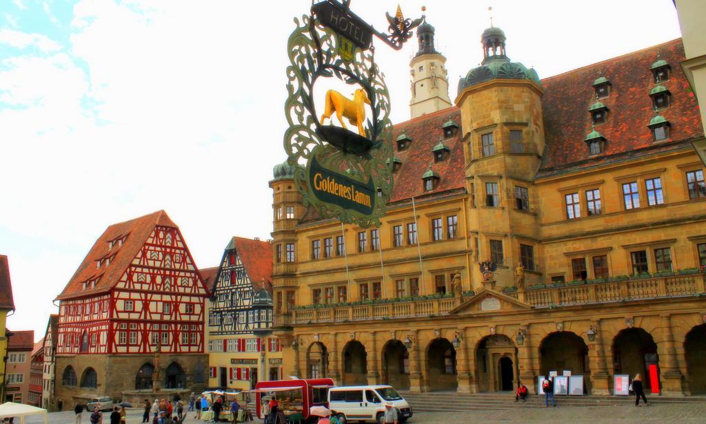 Hotel Goldenes Lamm Rothenburg ob der Tauber Ngoại thất bức ảnh