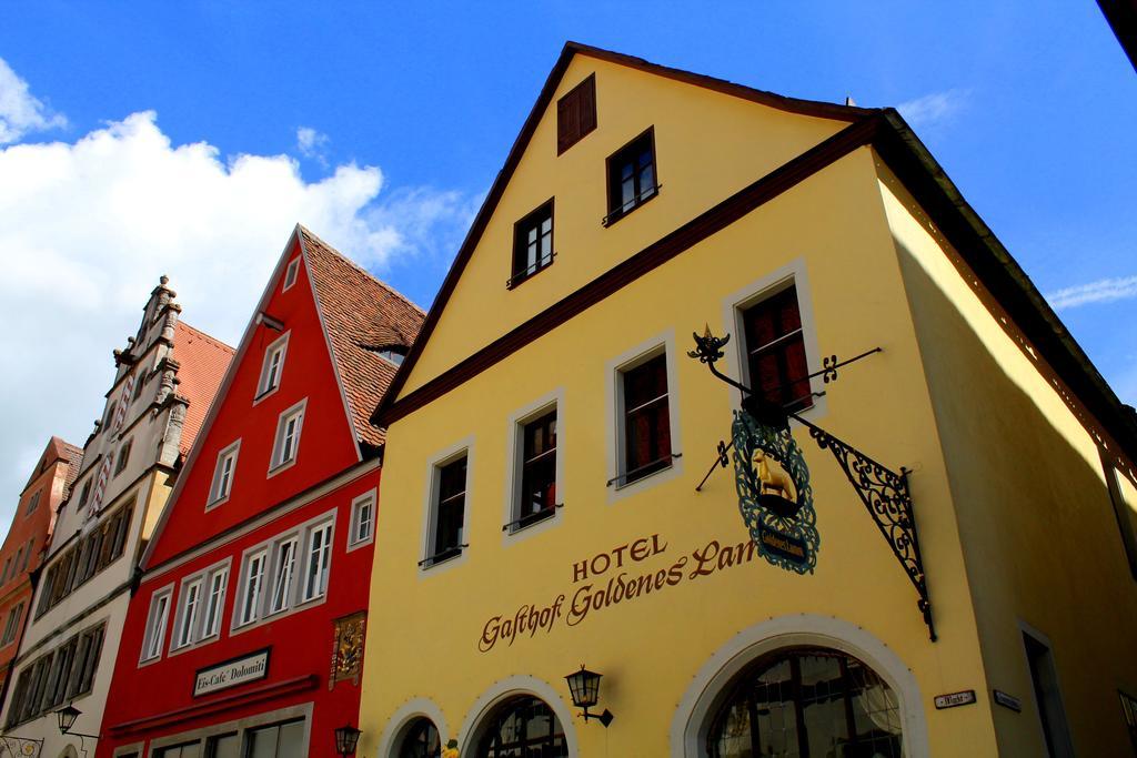 Hotel Goldenes Lamm Rothenburg ob der Tauber Ngoại thất bức ảnh